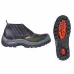 bota de seguridad industrial hunter rubber acorazadanegro