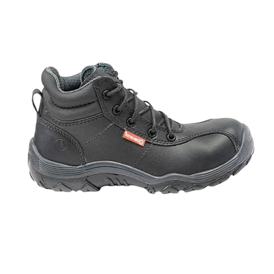 bota de seguridad industrial raider acorazada negra
