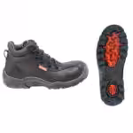 bota de seguridad industrial raider rubber acorazada