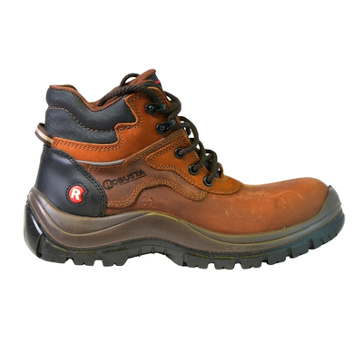 bota de seguridad industrial solver pro chocolate