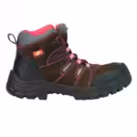 bota de seguridad industrial para mujer nobuck marrón