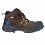 bota de seguridad industrial nobuck marrón