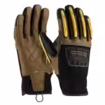 guantes de cuero con protecciÓn contra impacto dorsal