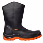 bota de seguridad industrial caña alta petrol negro