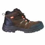bota de seguridad industrial nobuck marrón